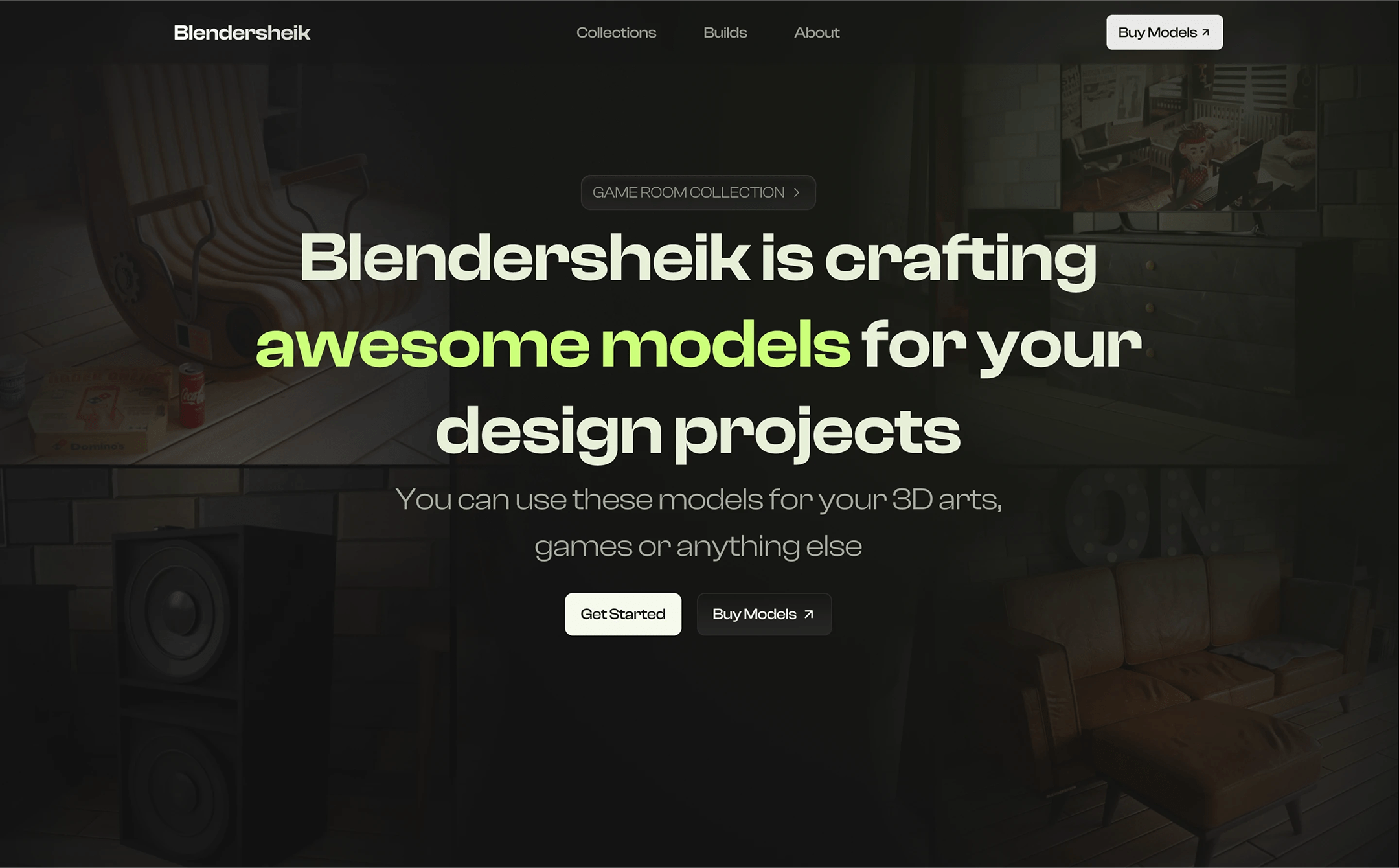 Blendersheik Hero Section